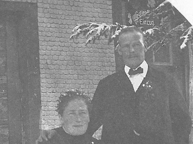 Schopflocher Skizzen Hochzeit am 28. Juni 1919 Georg Vogt und Christine, geb. Maier