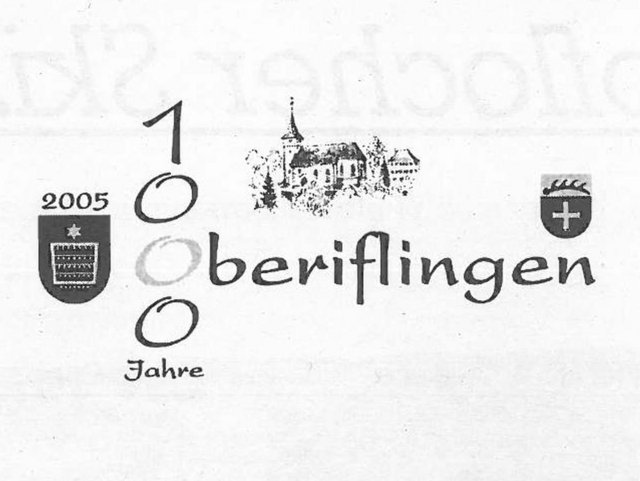 Schopflocher Skizzen Logo der 1000 Jahr Feier Oberiflingen