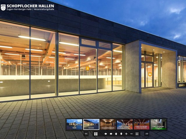 Virtueller Rundgang Hallen Gemeinde Schopfloch