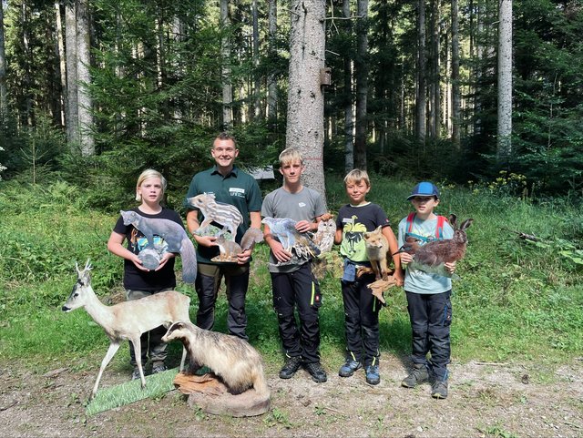 Im Wald Gruppenbild