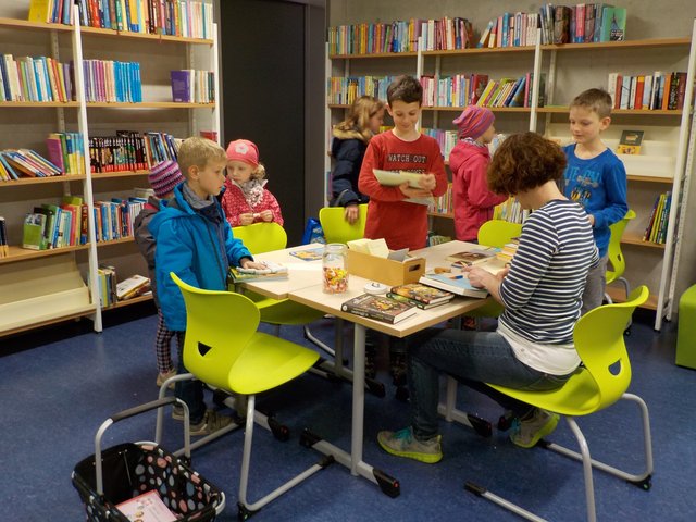 Bücherei in der Gemeinschaftsschule Schopfloch 