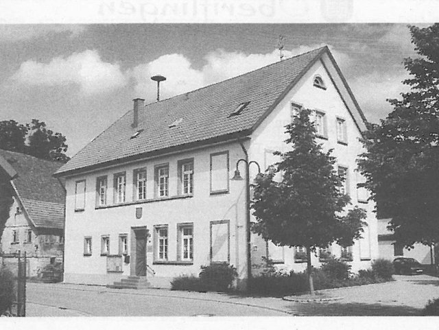 Schopflocher Skizzen Schul- und Rathaus Oberiflingen