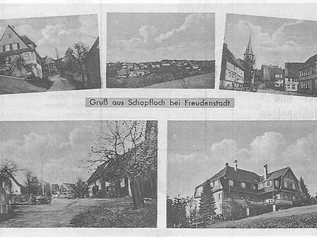 Schopflocher Skizzen Postkarte